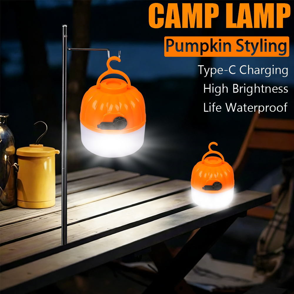 Battery Outdoor Camping - Portable Mini Camping Lamp 4 Lighting