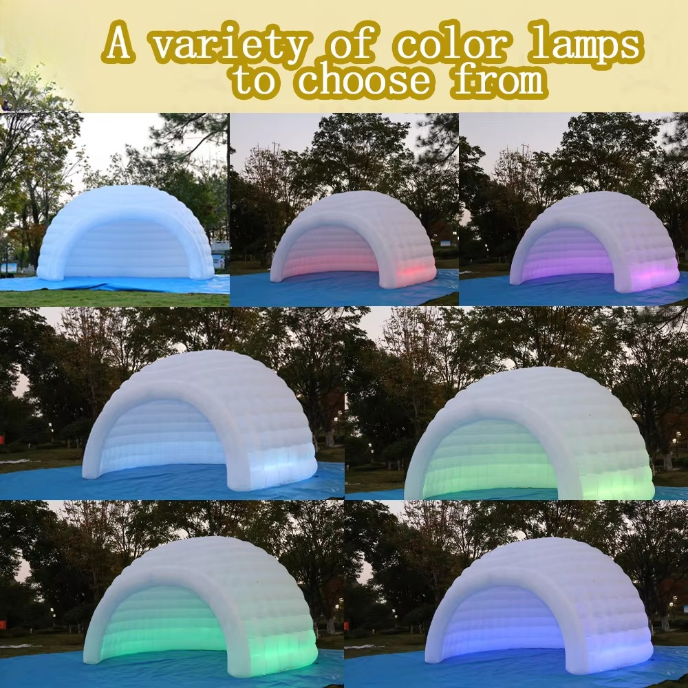 Outdoor Camping Inflatable Tent - Inflatable Igloo Dome Party Tent With