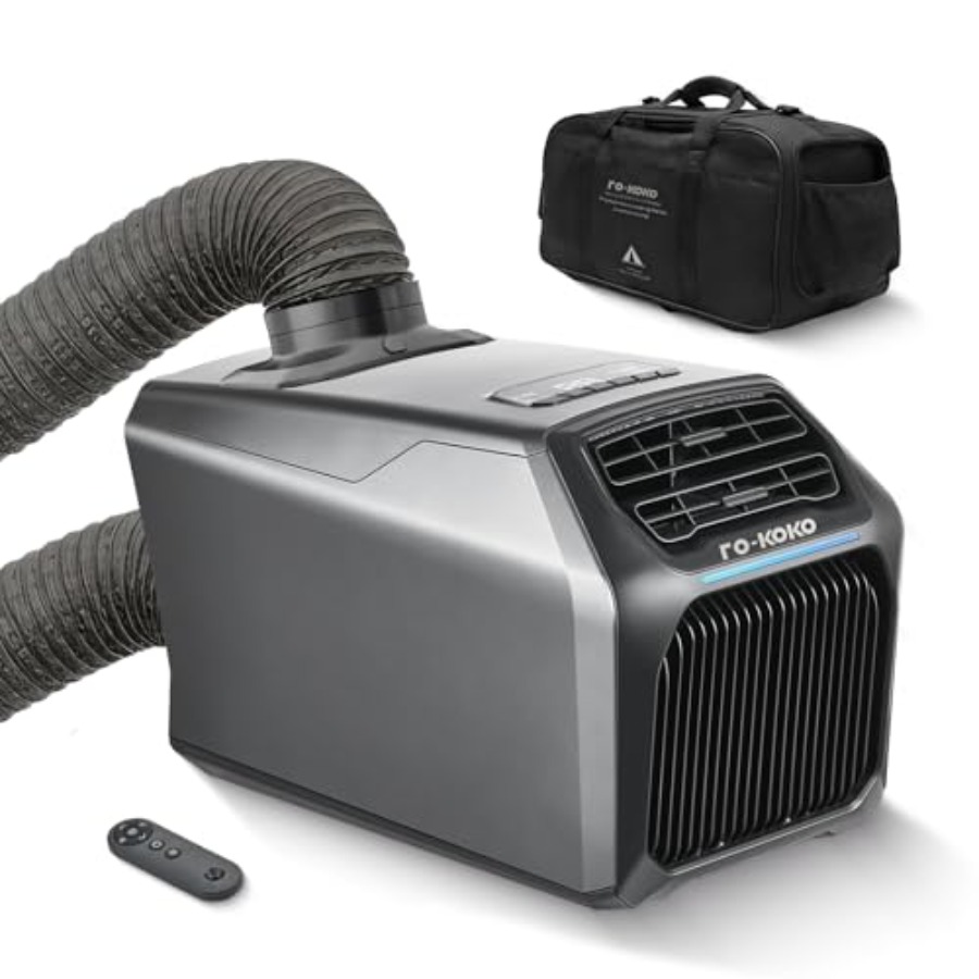 Outdoor Camping Heater For Tent - Portable Camping AC Heater: Dual Hose