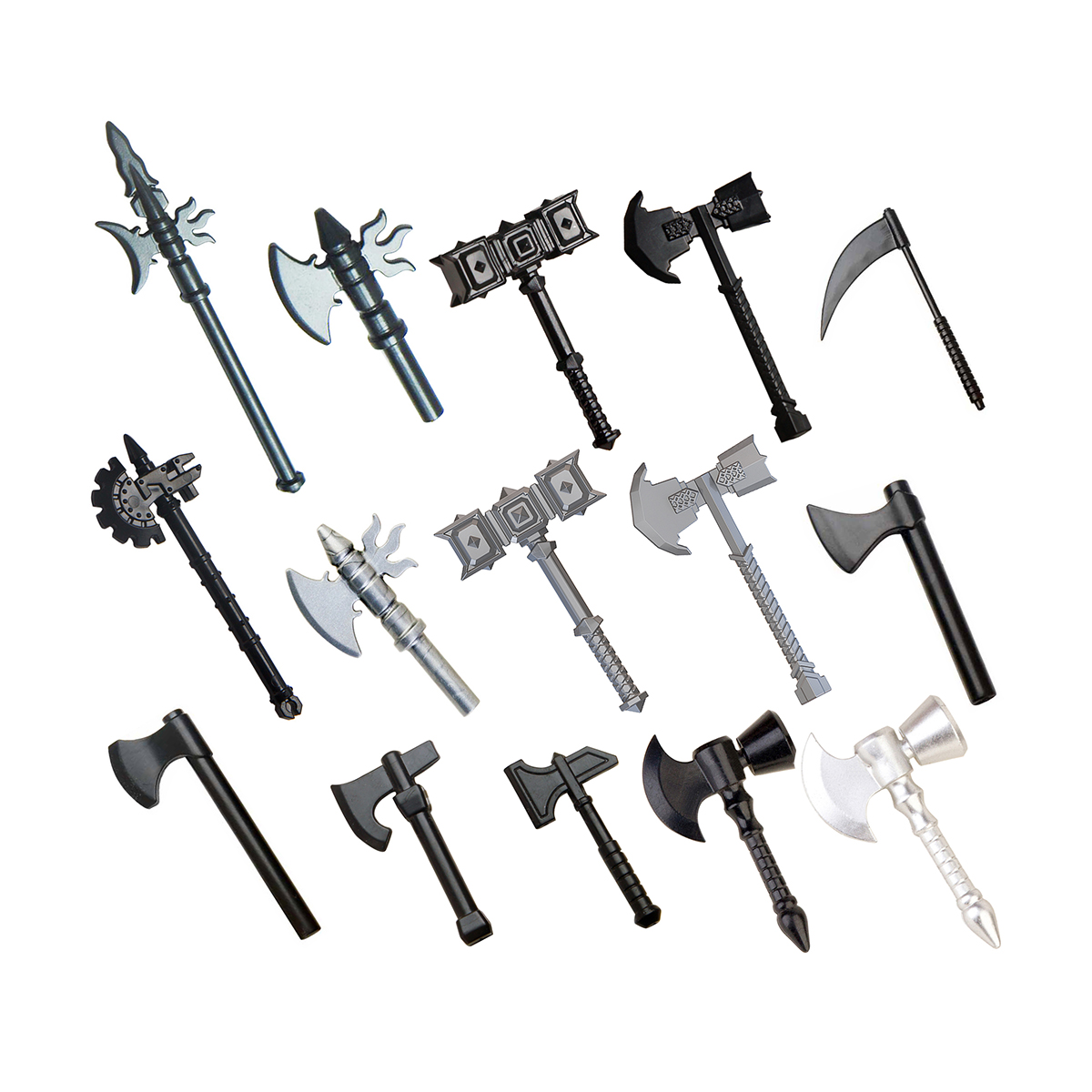 Camp Axe Hatchet - Medieval Solider Figures Weapon Axe Hatchet