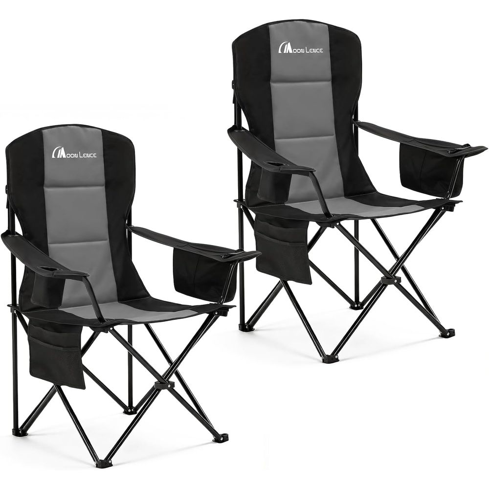 Outdoor Camping High Chair - Durable 450 lbs Capacity High Back