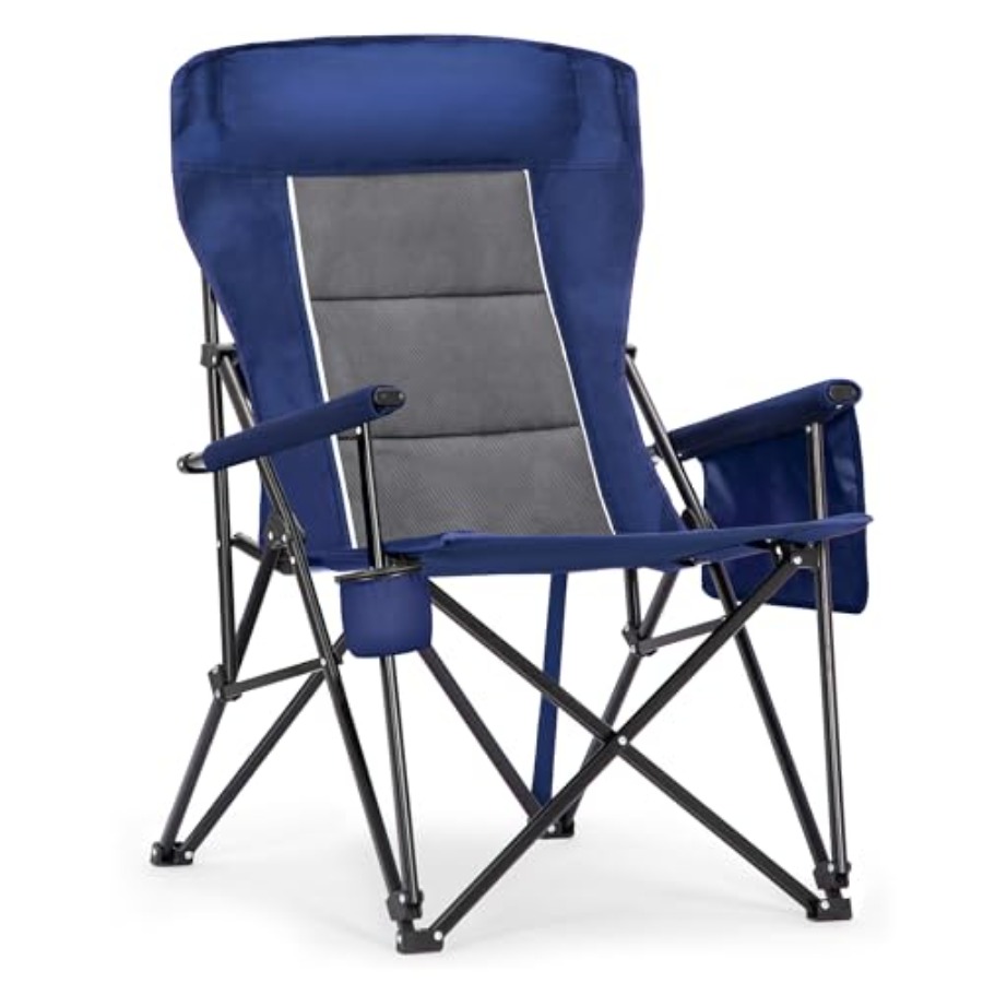 Outdoor Camping High Chair - Heavy Duty High Back Camping Chairs