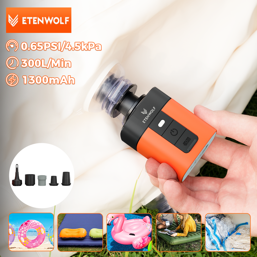 Outdoor Inflatable Camping Tent With Air Pump - ETENWOLF AIR 3SE Electric Air Pump