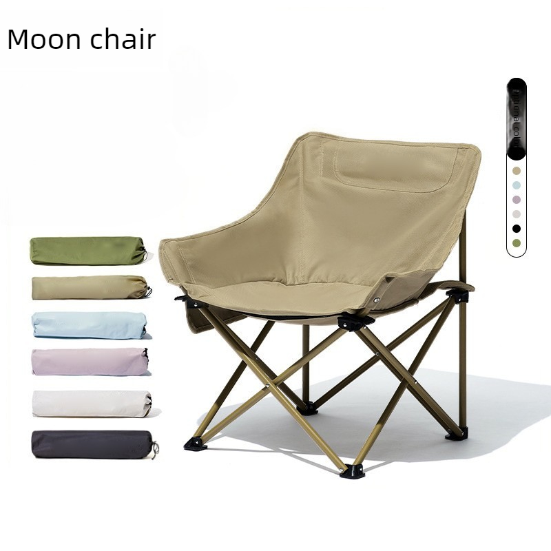 Outdoor Camping High Chair - Anti Sag Folding Camping Chair High