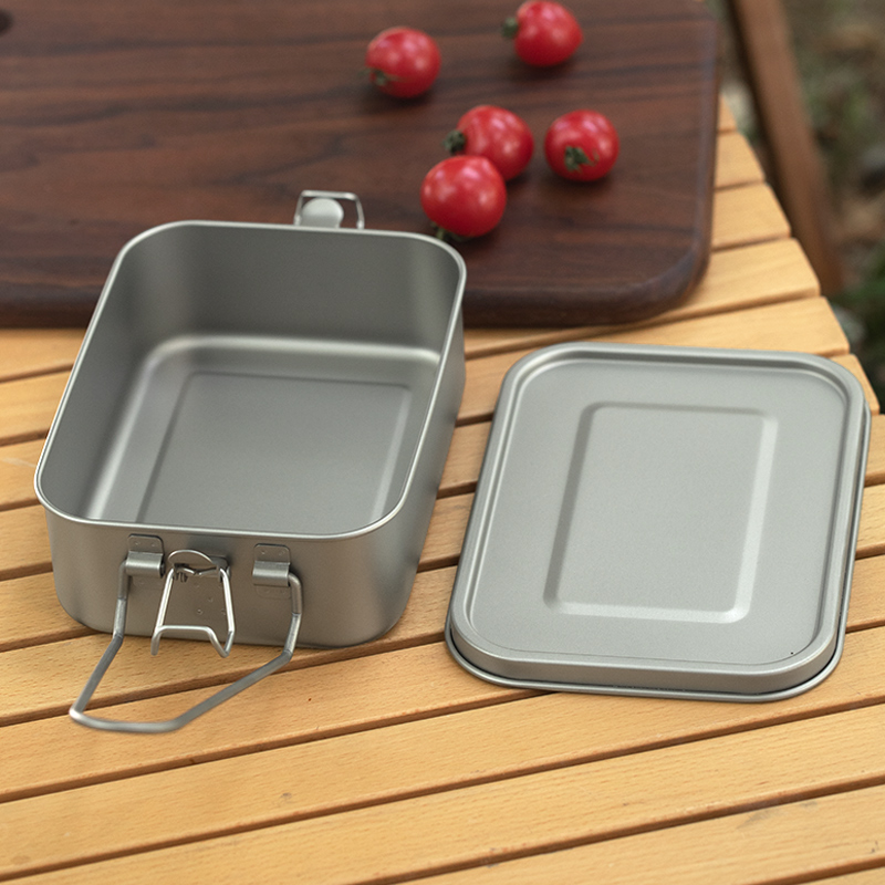 Outdoor Camping Meals - Tiartisan 1200ml titanium camping ultra-light portable