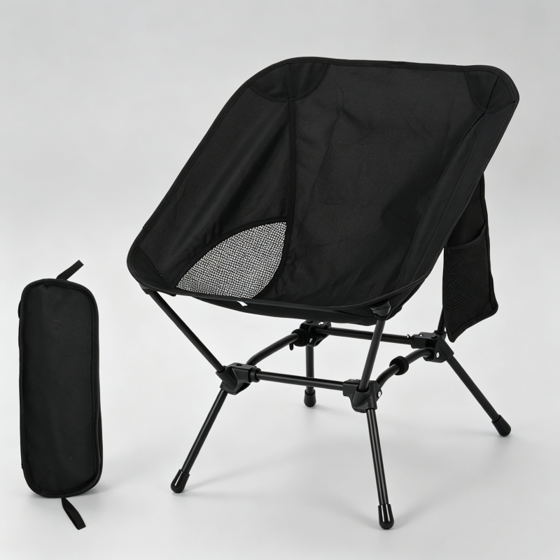 Outdoor Camping High Chair - Outdoor camping picnic folding chair portable