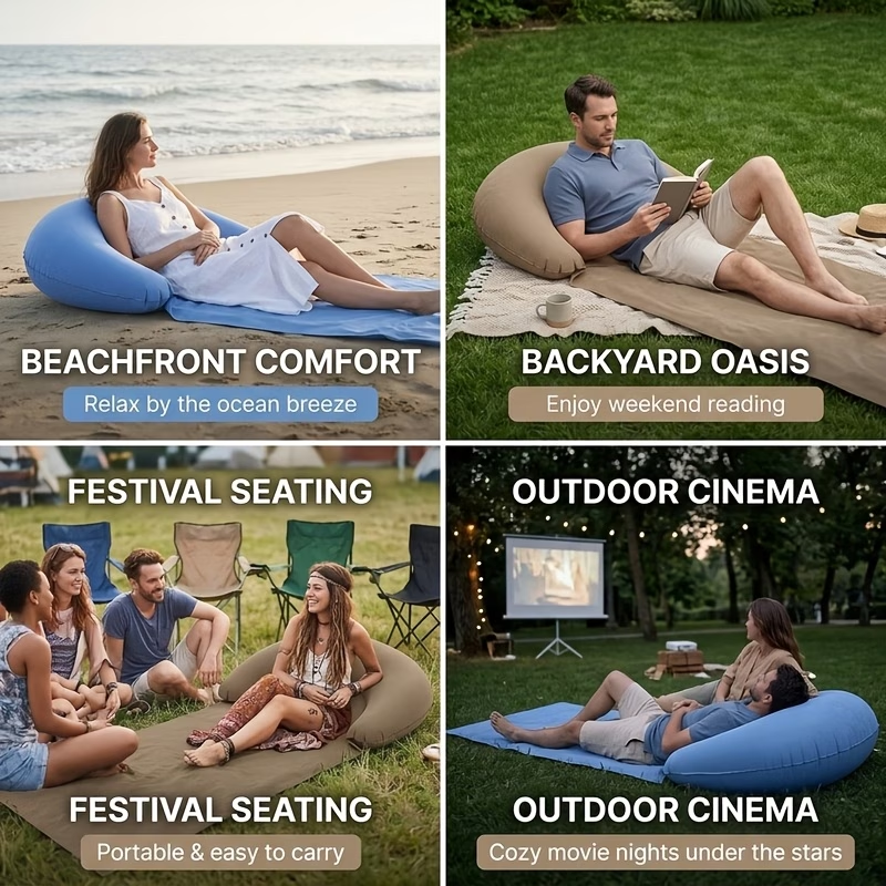 Outdoor Camping Floor Mat - Outdoor Non-Sticky Beach Mat with Mattress