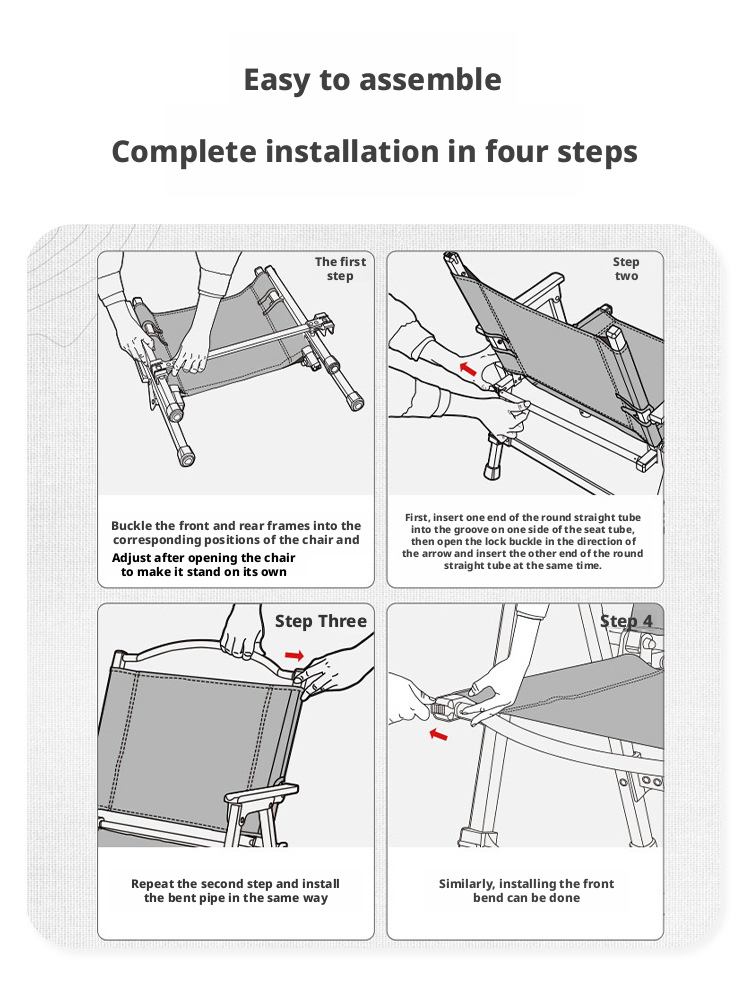 New Camping Chair Quick Open P - Outdoor Camping High Chair recensie en prijs