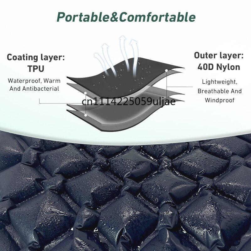 WESTTUNE Camping Sleeping Pad  - Outdoor Inflatable Camping Tent With Air Pump recensie en prijs