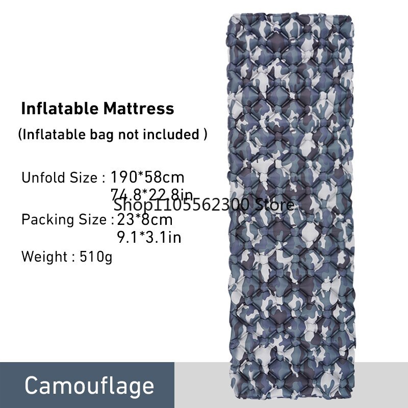 WESTTUNE Camping Sleeping Pad  - Outdoor Inflatable Camping Tent With Air Pump recensie en prijs
