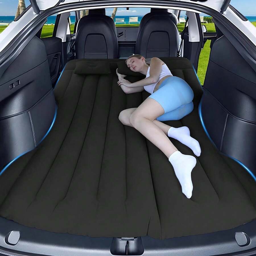 1 Portable Inflatable Car Matt - Outdoor Camping Mattress recensie en prijs