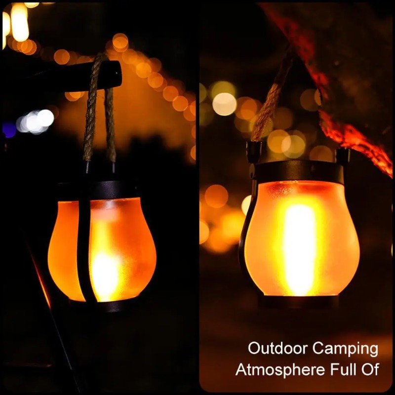 Solar Flame Lamp USB Rechargea - Camping Rope recensie en prijs