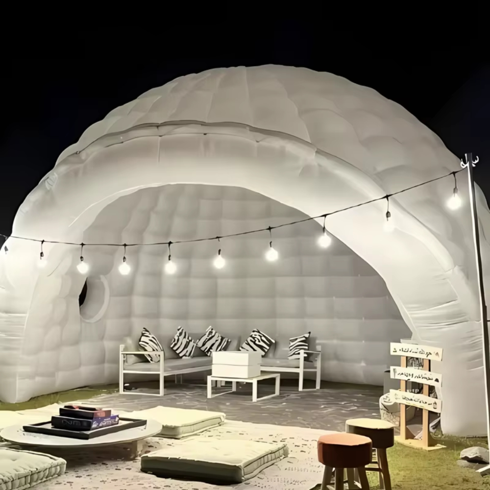 Inflatable Igloo Dome Party Te - Outdoor Camping Inflatable Tent recensie en prijs