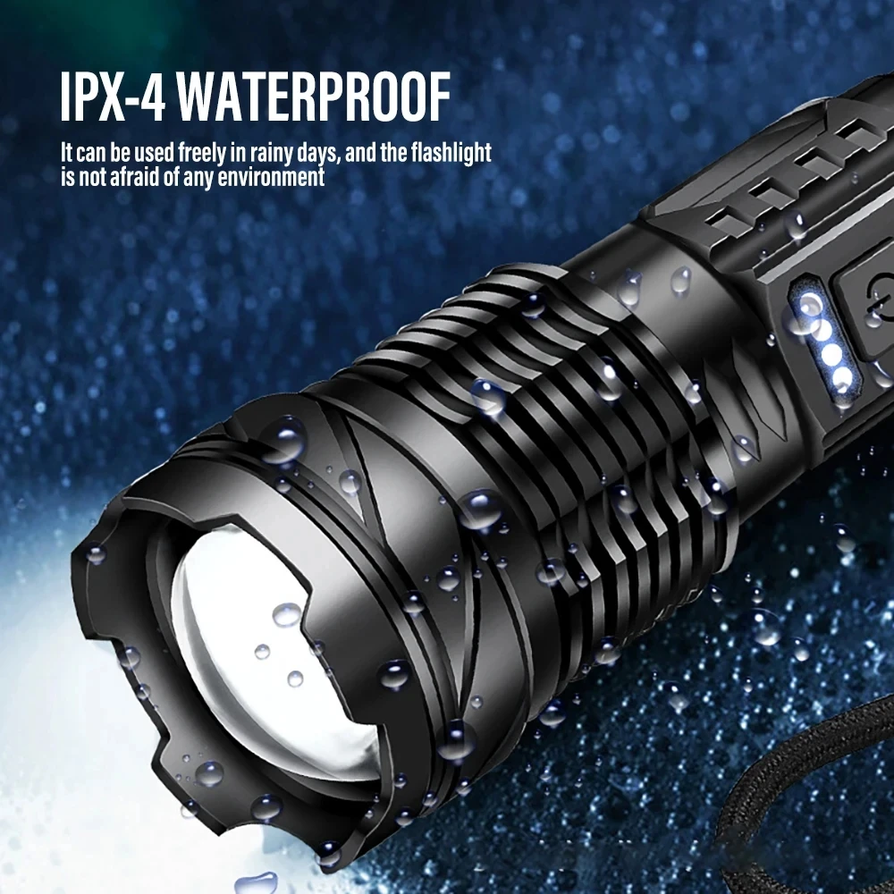 Powerful LED Flashlight Rechar - Outdoor Camping Hiking recensie en prijs