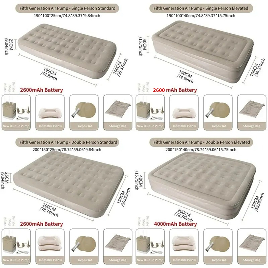 Interior Air Mattress Glamping - Outdoor Camping Mattress recensie en prijs