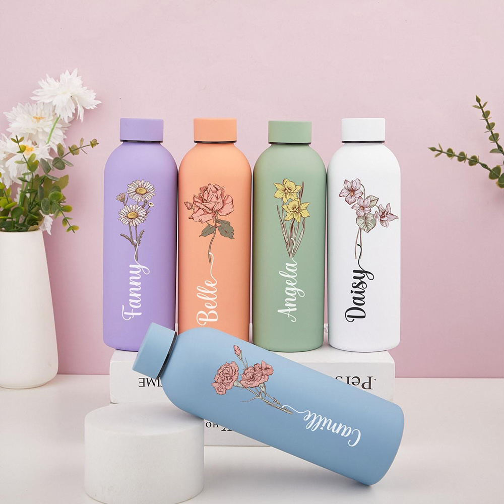 Customized floral water bottle - Vacuum Insulated Flask recensie en prijs