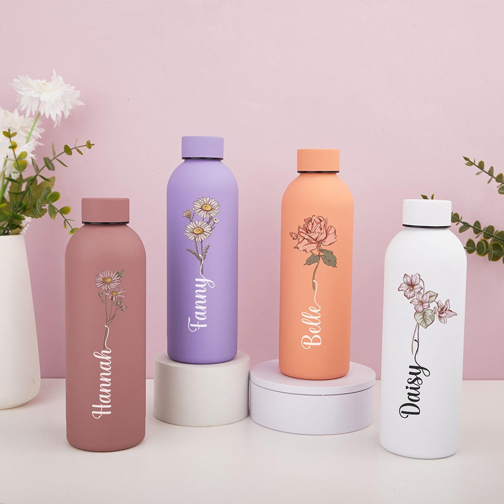 Customized floral water bottle - Vacuum Insulated Flask recensie en prijs