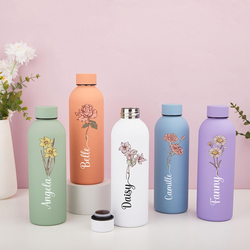 Customized floral water bottle - Vacuum Insulated Flask recensie en prijs