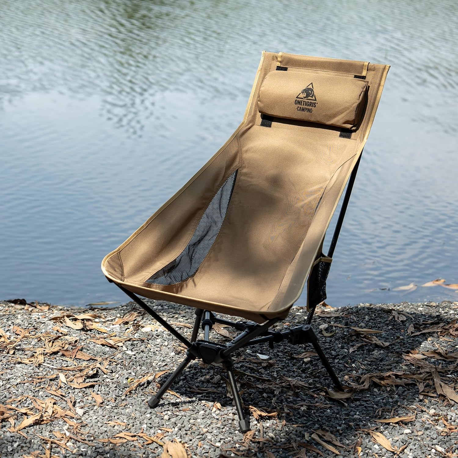 High Back Camping Chair with P - Outdoor Camping High Chair recensie en prijs