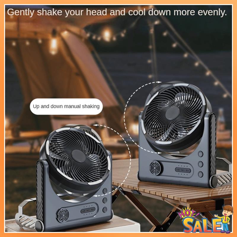 AB68 Camping Fan With LED Ligh - Outdoor Camping Fans recensie en prijs