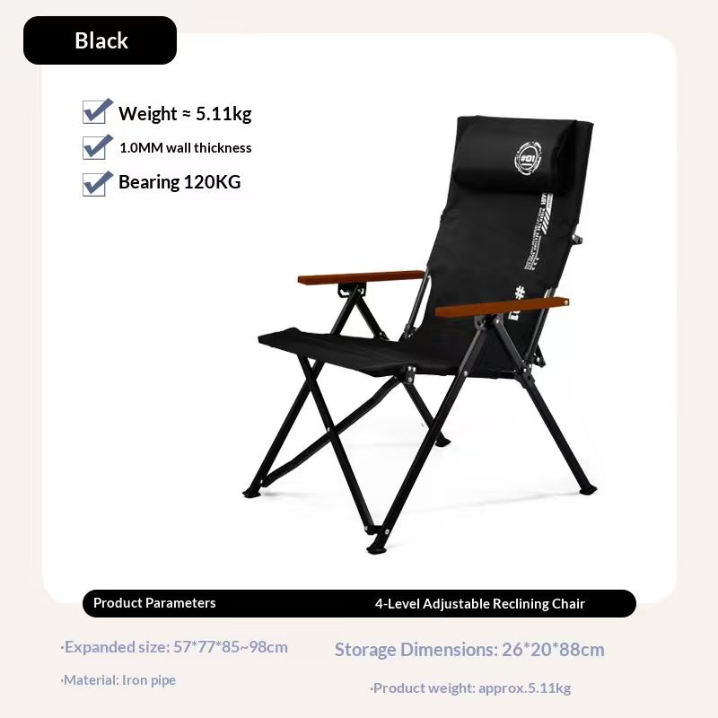 Folding High Back Beach Campin - Outdoor Camping High Chair recensie en prijs