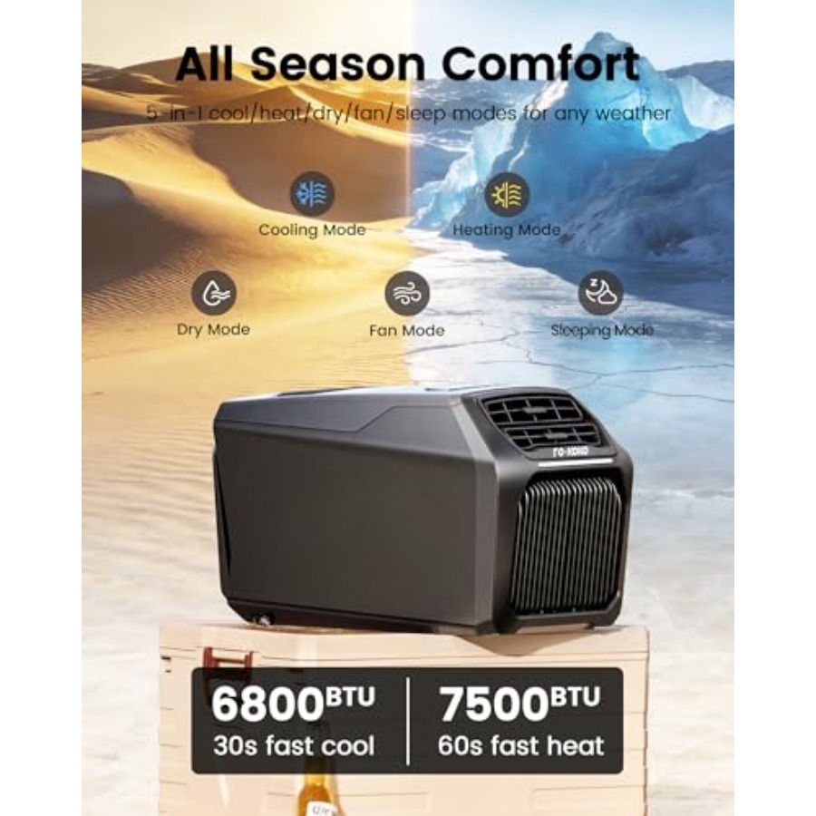 Portable Camping AC Heater: Du - Outdoor Camping Heater For Tent recensie en prijs