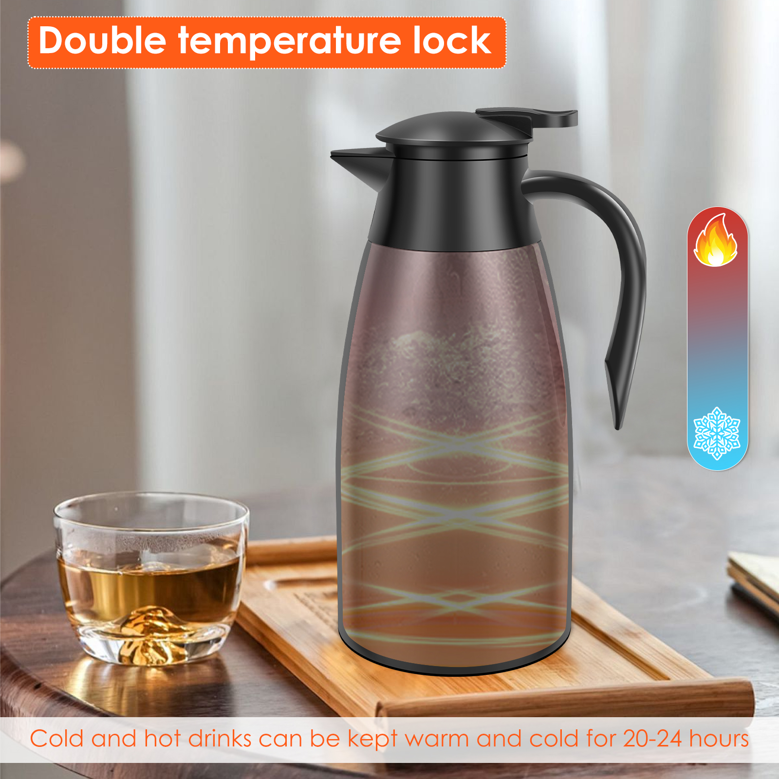 Thermal Coffee Carafe 2L Stain - Vacuum Insulated Flask recensie en prijs