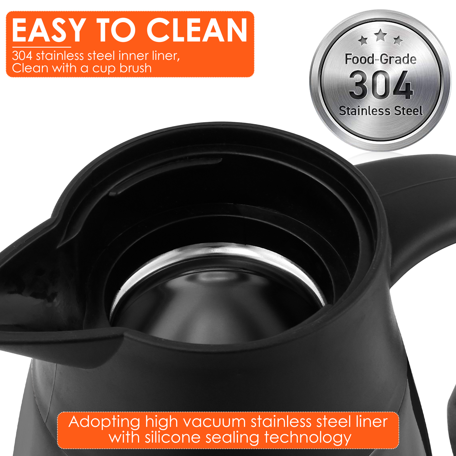 Thermal Coffee Carafe 2L Stain - Vacuum Insulated Flask recensie en prijs