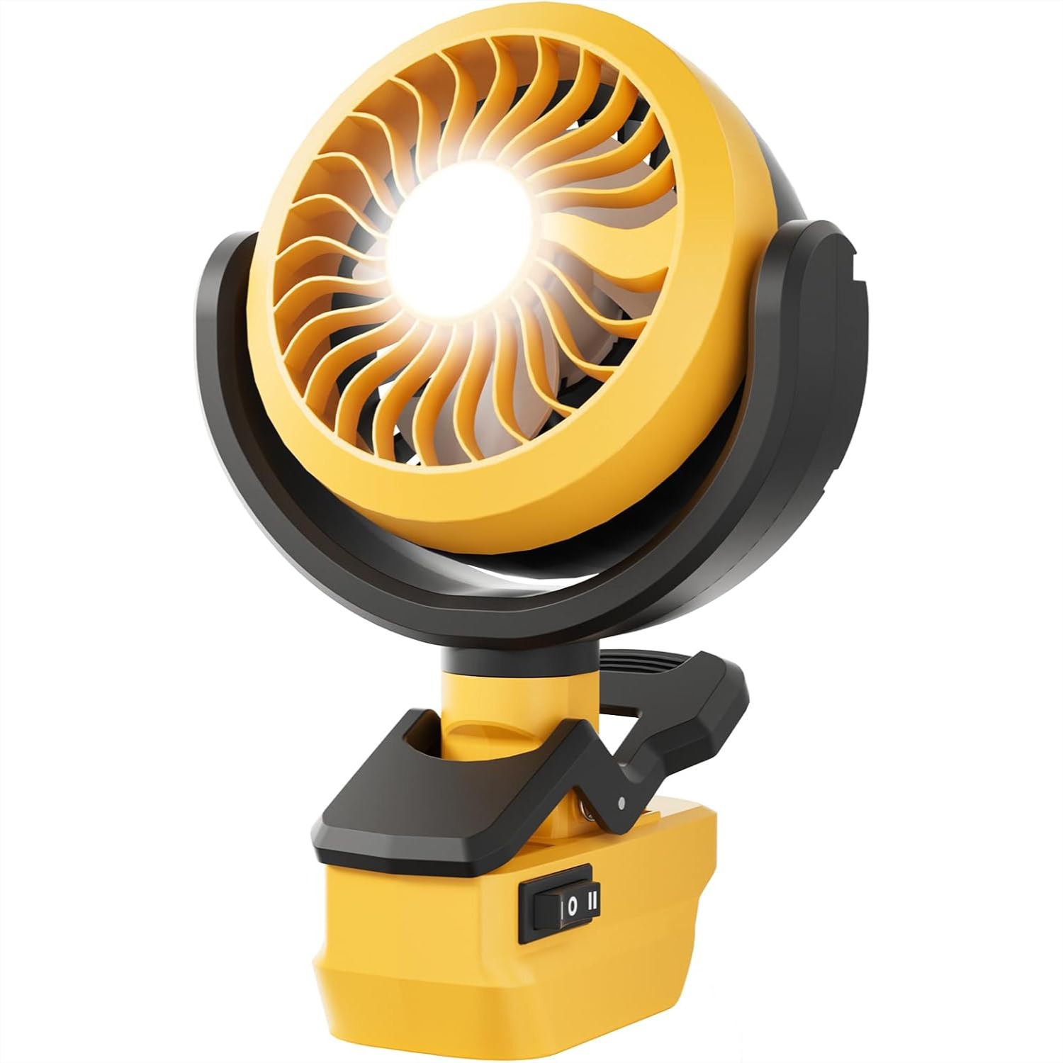 Cordless Portable Clip Fan Wit - Outdoor Camping Fans recensie en prijs