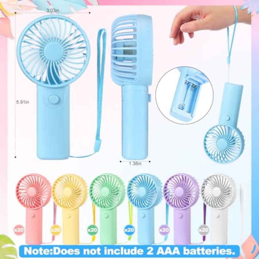 Mini handheld fan for wedding, - Camping Rope recensie en prijs
