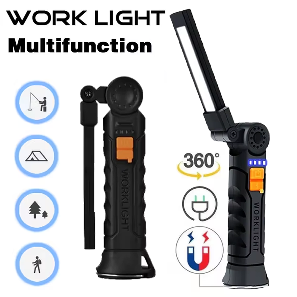 Portable COB LED Flashlight US - Battery Outdoor Camping recensie en prijs