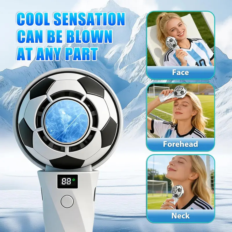 Portable Handheld Football Fan - Outdoor Camping Fans recensie en prijs
