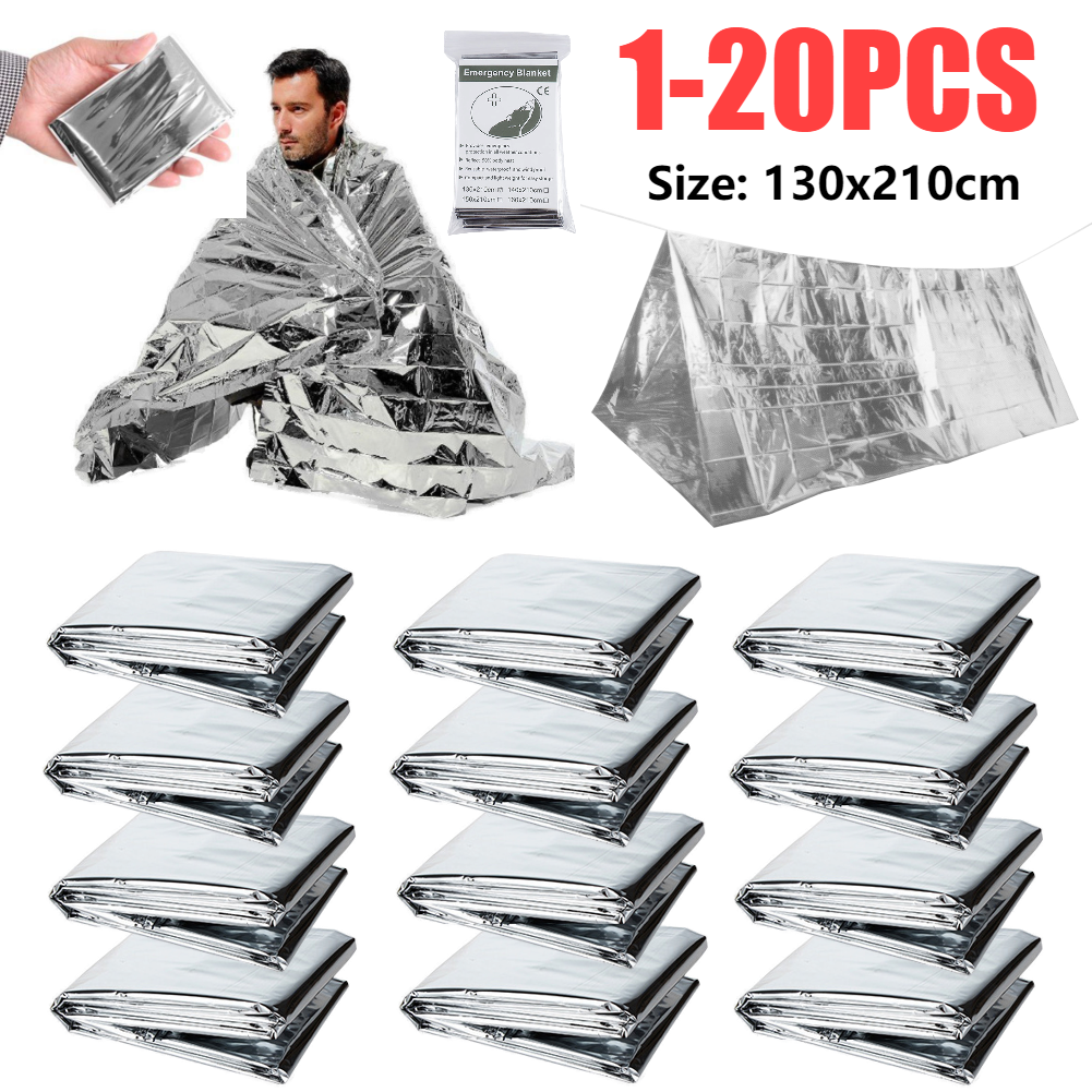 1-10PCS Emergency Thermal Blan - Emergency Mylar Blanket recensie en prijs