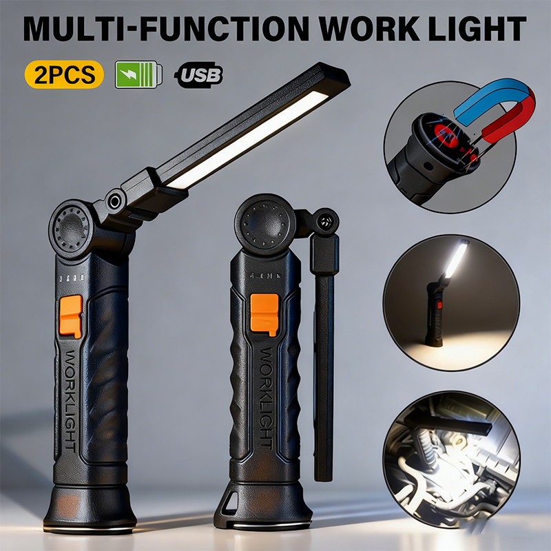 Portable COB LED Flashlight US - Battery Outdoor Camping recensie en prijs