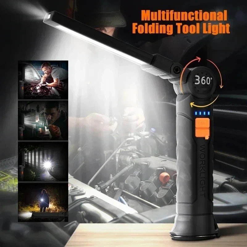Portable COB LED Flashlight US - Battery Outdoor Camping recensie en prijs