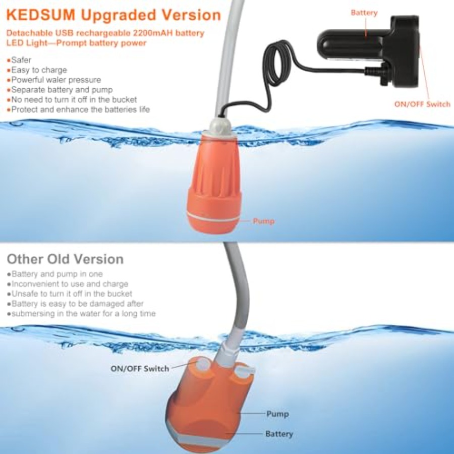 Portable Shower Portable Camp  - Battery Outdoor Camping recensie en prijs