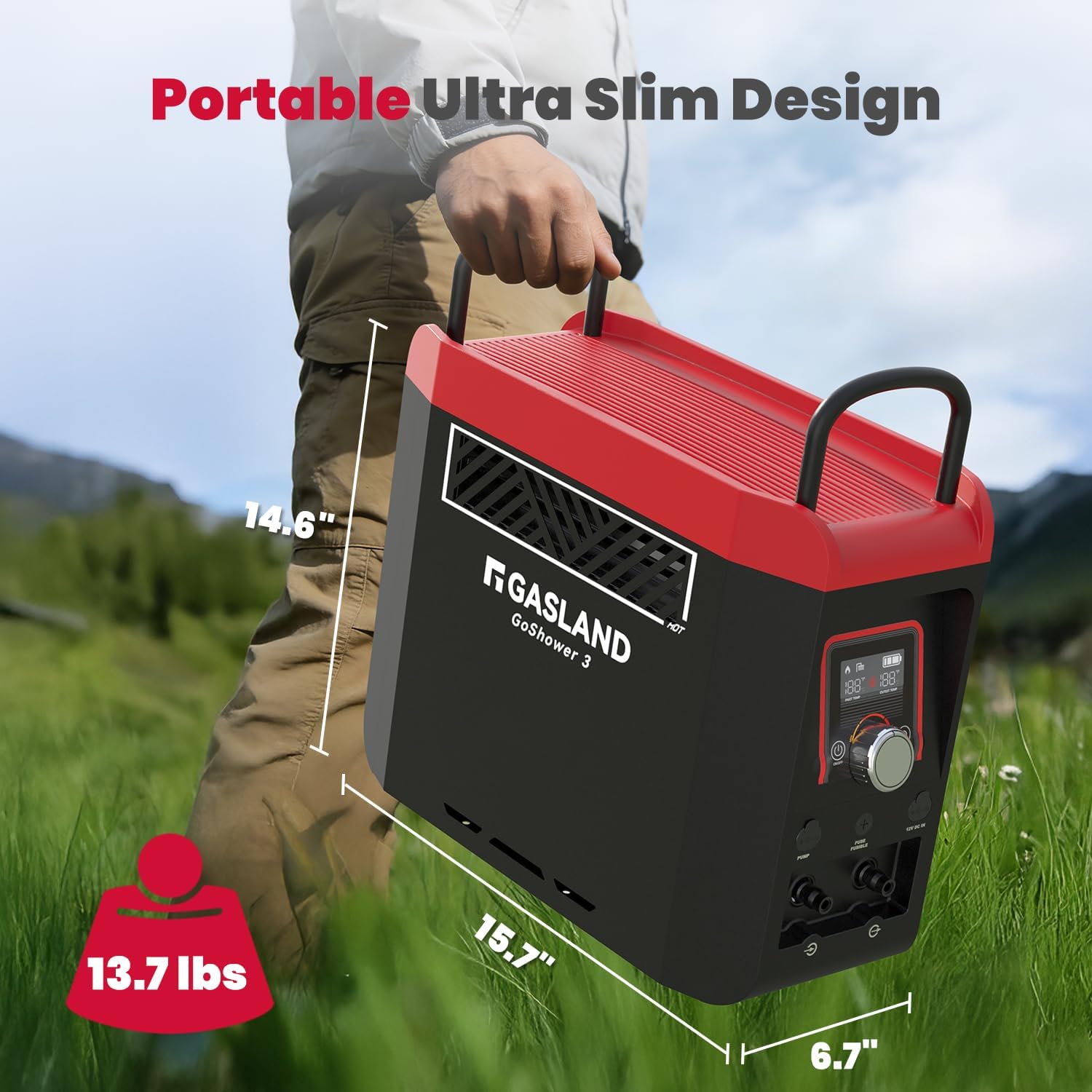 Goshower G3 Pro 1lb Propane Po - Outdoor Camping Hot Water Heater recensie en prijs