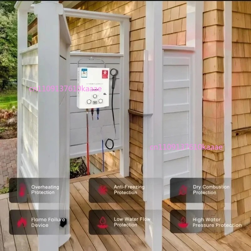 6L L-PG Propane Tankless Water - Outdoor Camping Hot Water Heater recensie en prijs