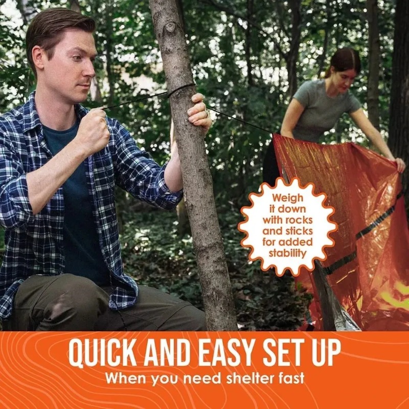2 Person Emergency Shelter Biv - Emergency Mylar Blanket recensie en prijs