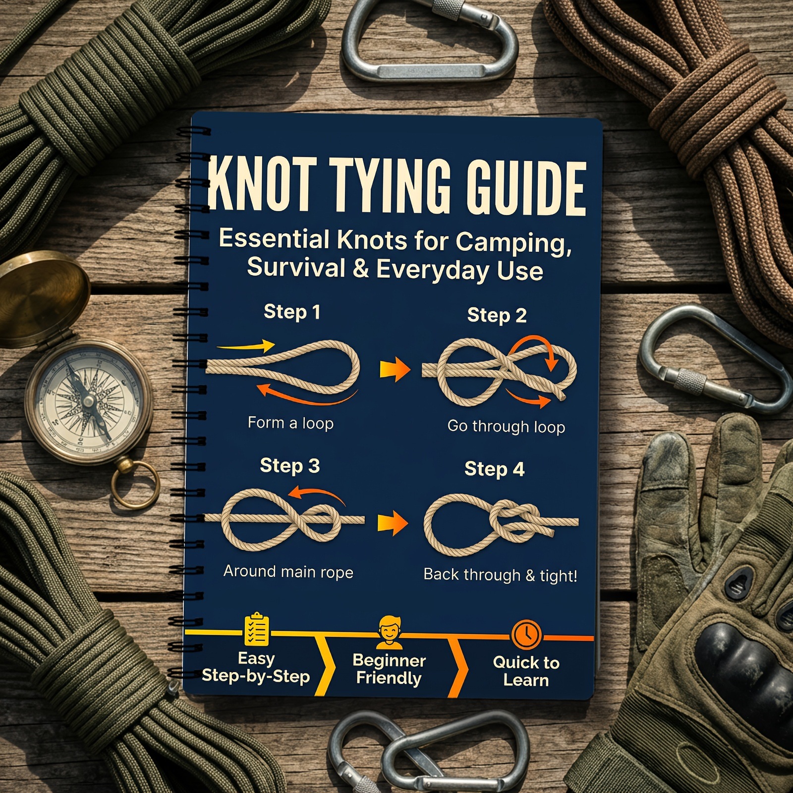 Outdoor Survival Knots StepbyS - Camping Rope recensie en prijs