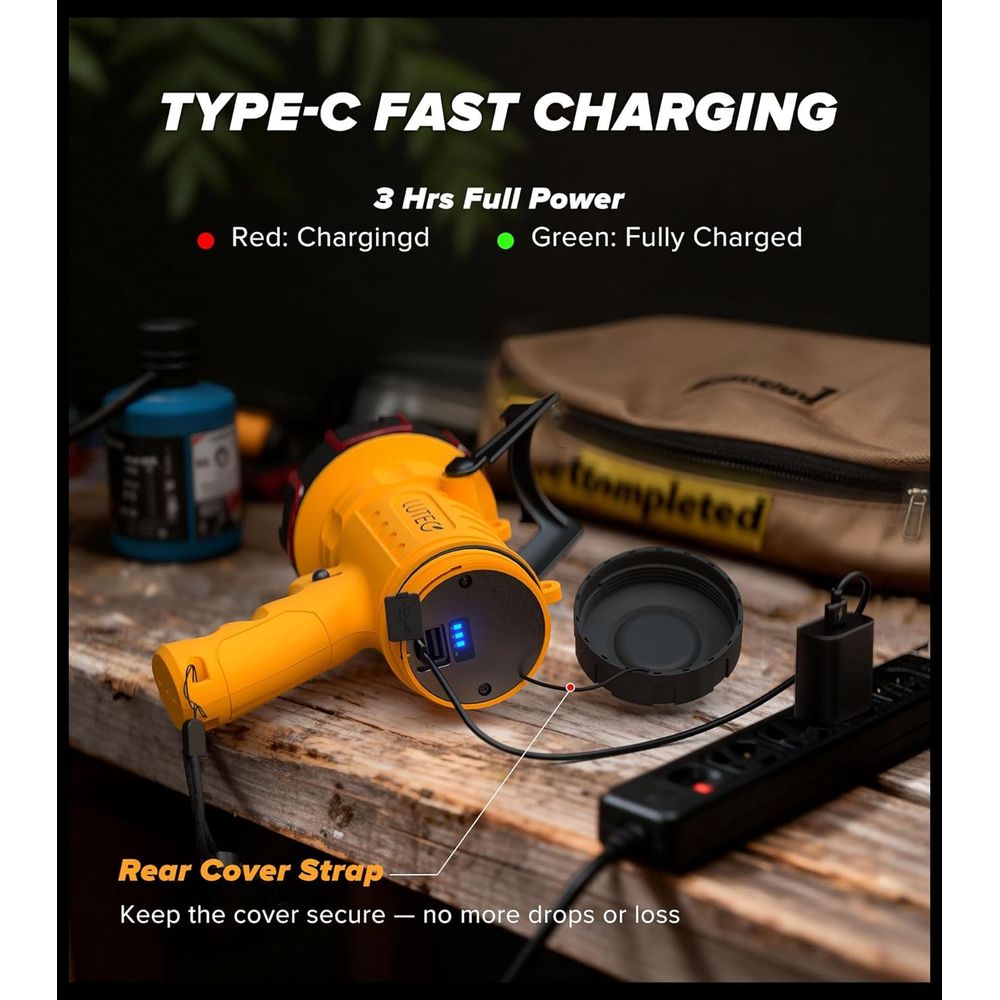 2-Pack Rechargeable 90,000 Lux - Battery Outdoor Camping recensie en prijs