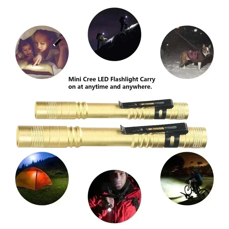 Portable Mini LED Pen Flashlig - Battery Outdoor Camping recensie en prijs