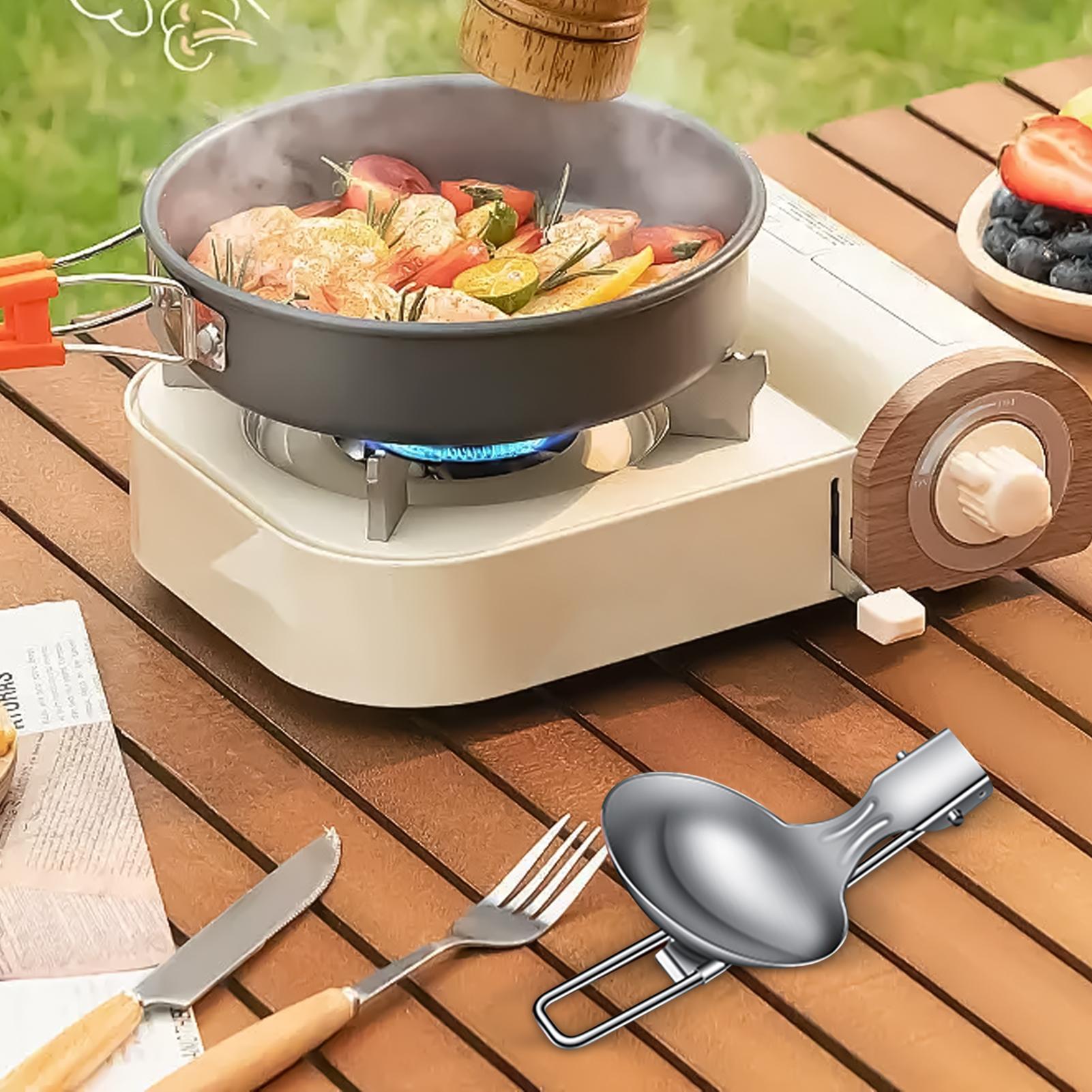 Metal Soup Spoon Folding Soup  - Outdoor Camping Meals recensie en prijs
