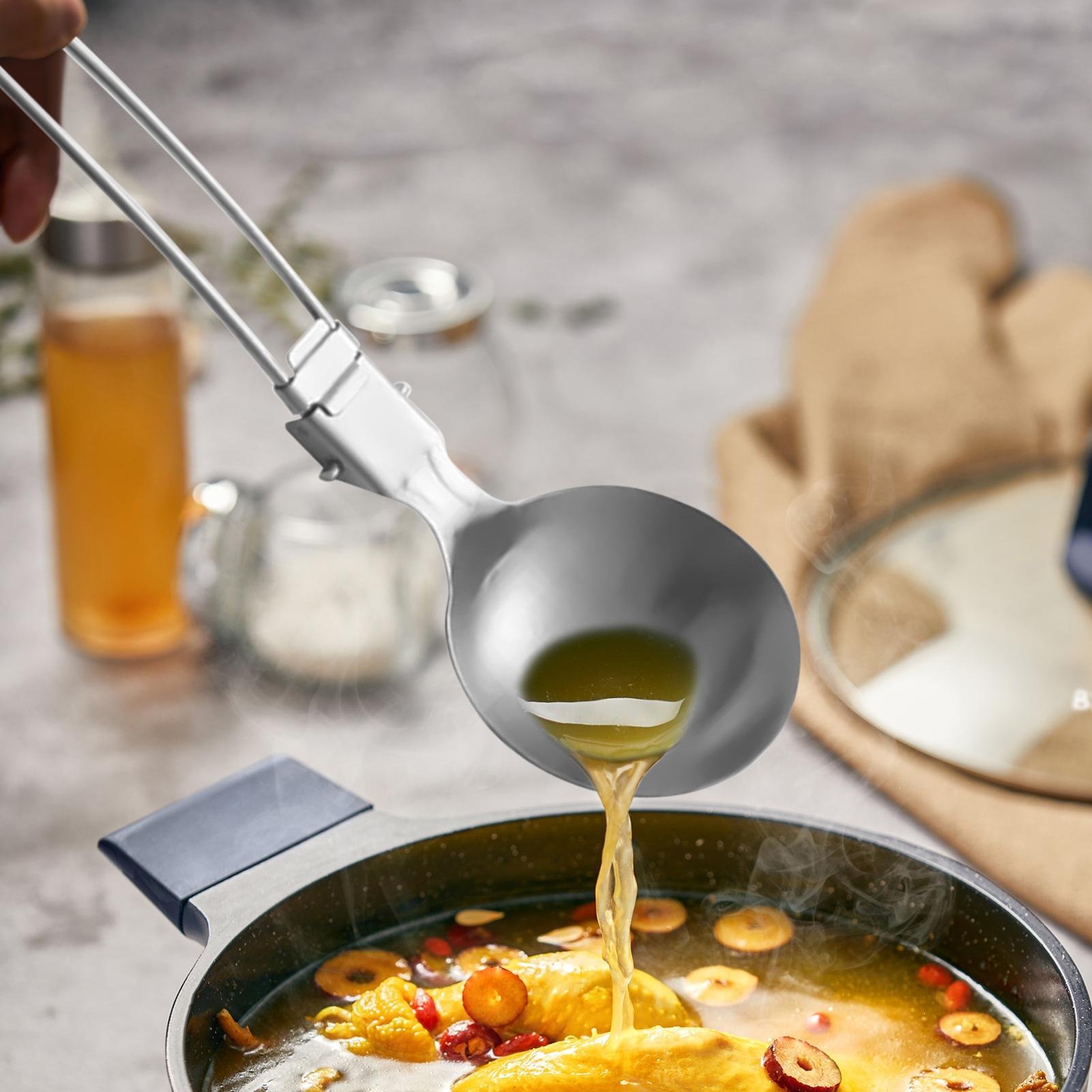 Metal Soup Spoon Folding Soup  - Outdoor Camping Meals recensie en prijs