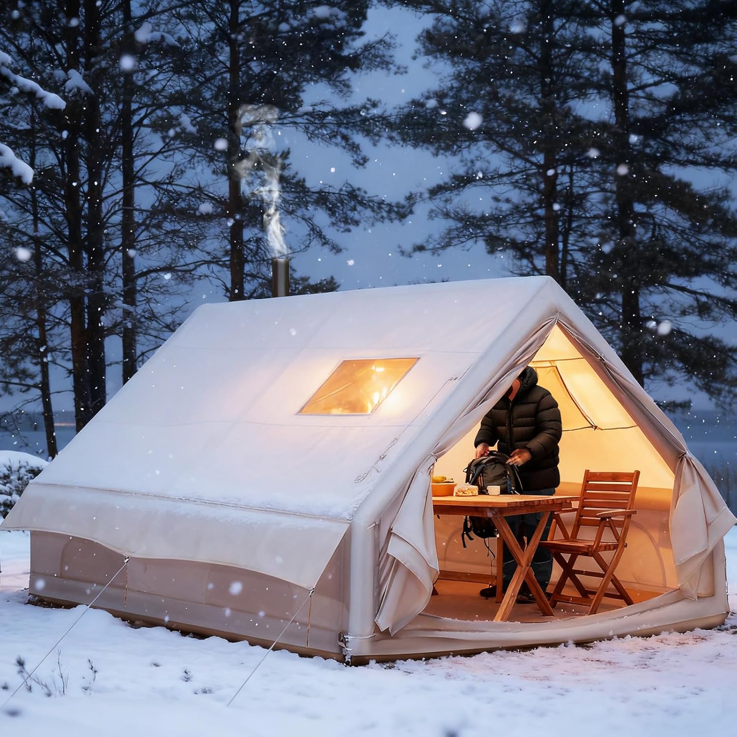 6-8 Person Inflatable Camping  - Outdoor Camping Inflatable Tent recensie en prijs