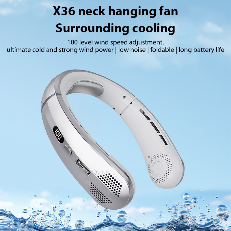 Hanging Neck Fan Portable Rech - Outdoor Camping Fans recensie en prijs
