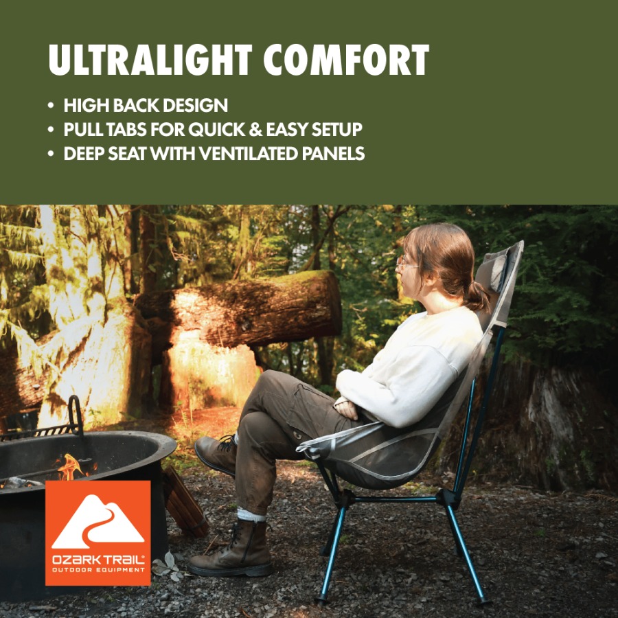 Ultra-Light Packable High Back - Outdoor Camping High Chair recensie en prijs