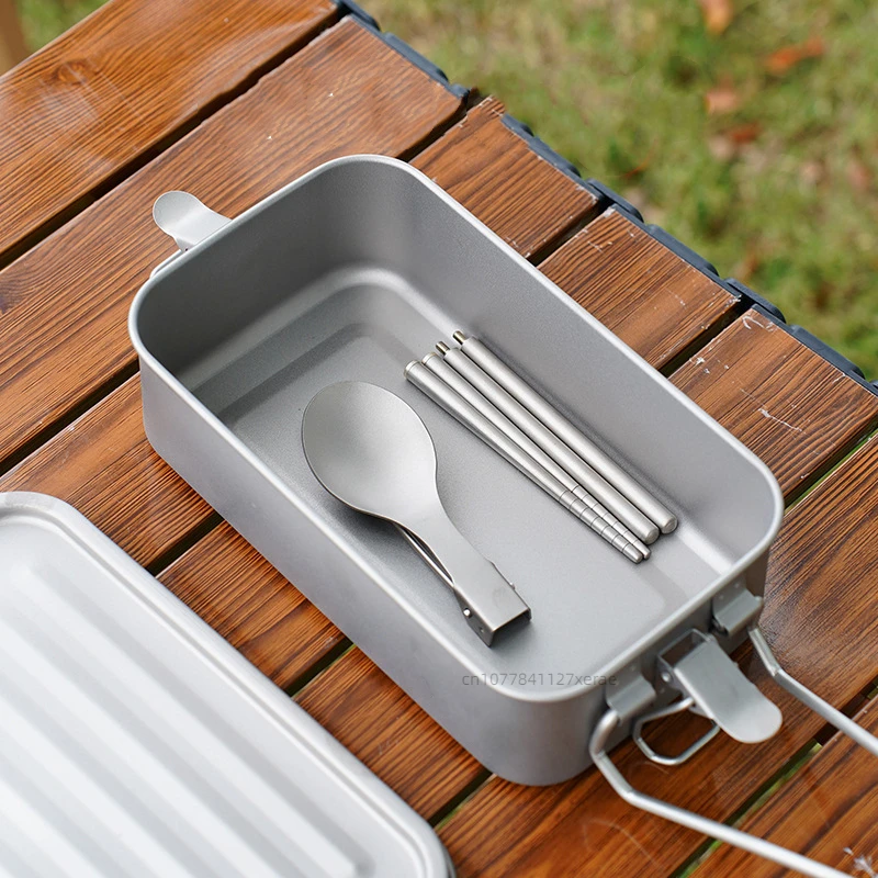 Outdoor Pure Titanium Square L - Outdoor Camping Meals recensie en prijs