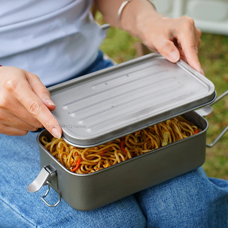 Outdoor Pure Titanium Square L - Outdoor Camping Meals recensie en prijs