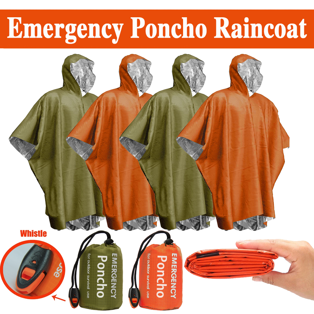 Emergency Rain Poncho Thermal  - Emergency Mylar Blanket recensie en prijs